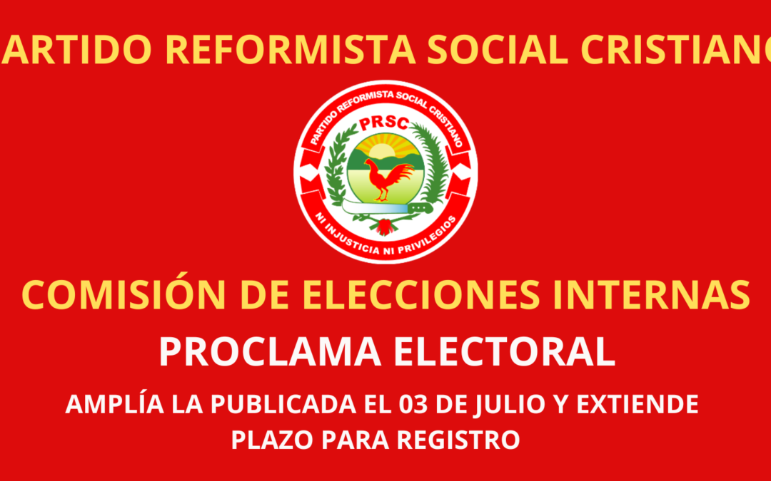 PROCLAMA ELECTORAL